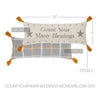 Harvest Blessings Count Your Many Blessings Woven Pillow 5x15