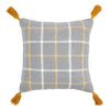 Harvest Blessings Woven Plaid Pillow 12x12