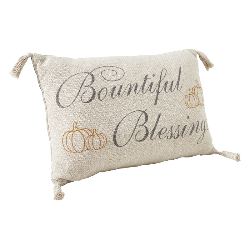 Harvest Blessings Bountiful Blessings Woven Pillow 14x22