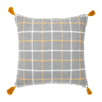 Harvest Blessings Woven Plaid Pillow 18x18