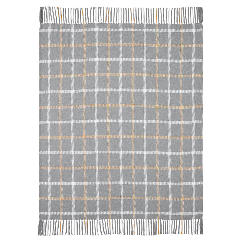 Harvest Blessings Woven Plaid Throw 50x60