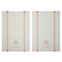 Harvest Blessings Pumpkin Tea Towel Set of 2 19x28