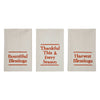 Harvest Blessings Tea Towel Set of 3 19x28