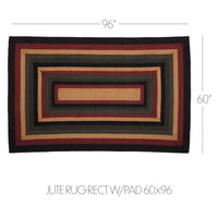 Wyatt Jute Rug Rect w/ Pad 60x96