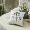 Celebrate Grace John 3:16 Pillow 6x6