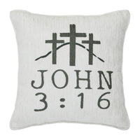 Celebrate Grace John 3:16 Pillow 6x6