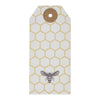 Buzzy Bees Bee Paper Tag 3.75x1.75 w/ Twine Set of 50