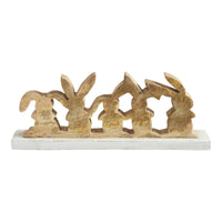 Bunny Hop Wooden 5 Bunny Silhouettes 5x13.5x2