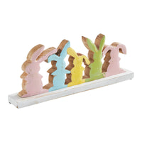 Bunny Hop Wooden 5 Bunny Silhouettes 5x13.5x2