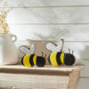 Buzzy Bees Wooden Painted Bees Set of 2 Sizes