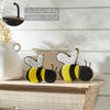 Buzzy Bees Wooden Painted Bees Set of 2 Sizes