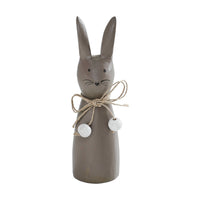 Spring In Bloom Wooden Cone Bunny 6.5