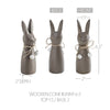 Spring In Bloom Wooden Cone Bunny 6.5