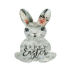 Bunny Hop Happy Easter Bunny MDF Wall Sign 12x9x0.5