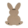 Bunny Hop Happy Easter Bunny MDF Wall Sign 12x9x0.5