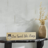 Buzzy Bees Bee Sweet Like Honey MDF Wall Sign 3x14x0.75