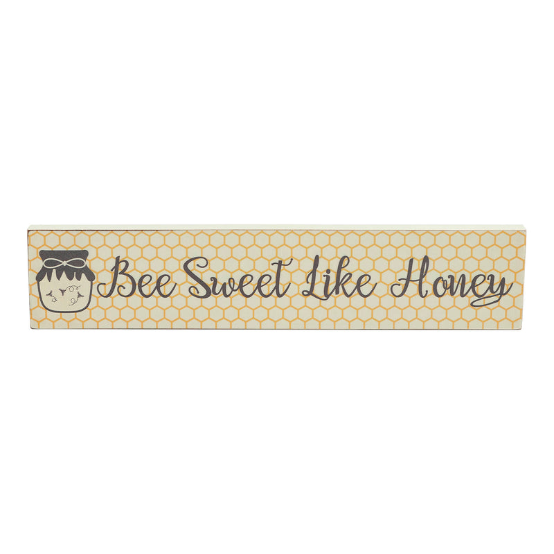 Buzzy Bees Bee Sweet Like Honey MDF Wall Sign 3x14x0.75