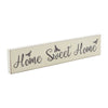 Buzzy Bees Home Sweet Home Antique White MDF Wall Sign 3x14x0.75