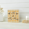 Buzzy Bees Me & My Honey MDF Block Sign 8x8x1