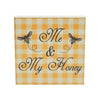 Buzzy Bees Me & My Honey MDF Block Sign 8x8x1