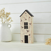 Buzzy Bees Saltbox House with Bee Trails MDF Wall Sign 10x4.5x1