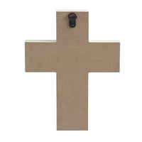 Celebrate Grace John 3:16 Cross MDF Wall Sign 10x7.5x0.75