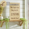 Celebrate Grace We Believe That Angels Said MDF Wall Sign 14x9x1