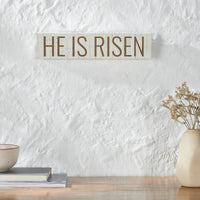 Celebrate Grace He Is Risen MDF Sign 3x13x1