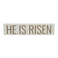 Celebrate Grace He Is Risen MDF Sign 3x13x1