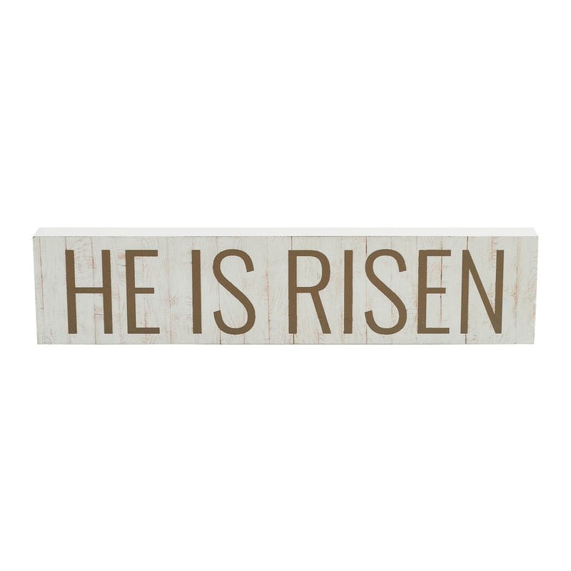 Celebrate Grace He Is Risen MDF Sign 3x13x1