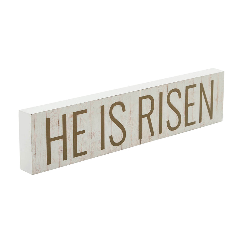 Celebrate Grace He Is Risen MDF Sign 3x13x1