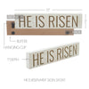 Celebrate Grace He Is Risen MDF Sign 3x13x1