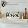 Celebrate Grace Blessed MDF Sign 7x16x1