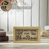 Celebrate Grace Matthew 28:6 He Is Risen MDF Wall Sign 6x10x0.5