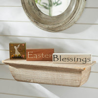 Spring In Bloom Easter Blessings MDF Block Sign Set of 3 Sizes