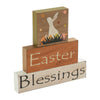 Spring In Bloom Easter Blessings MDF Block Sign Set of 3 Sizes