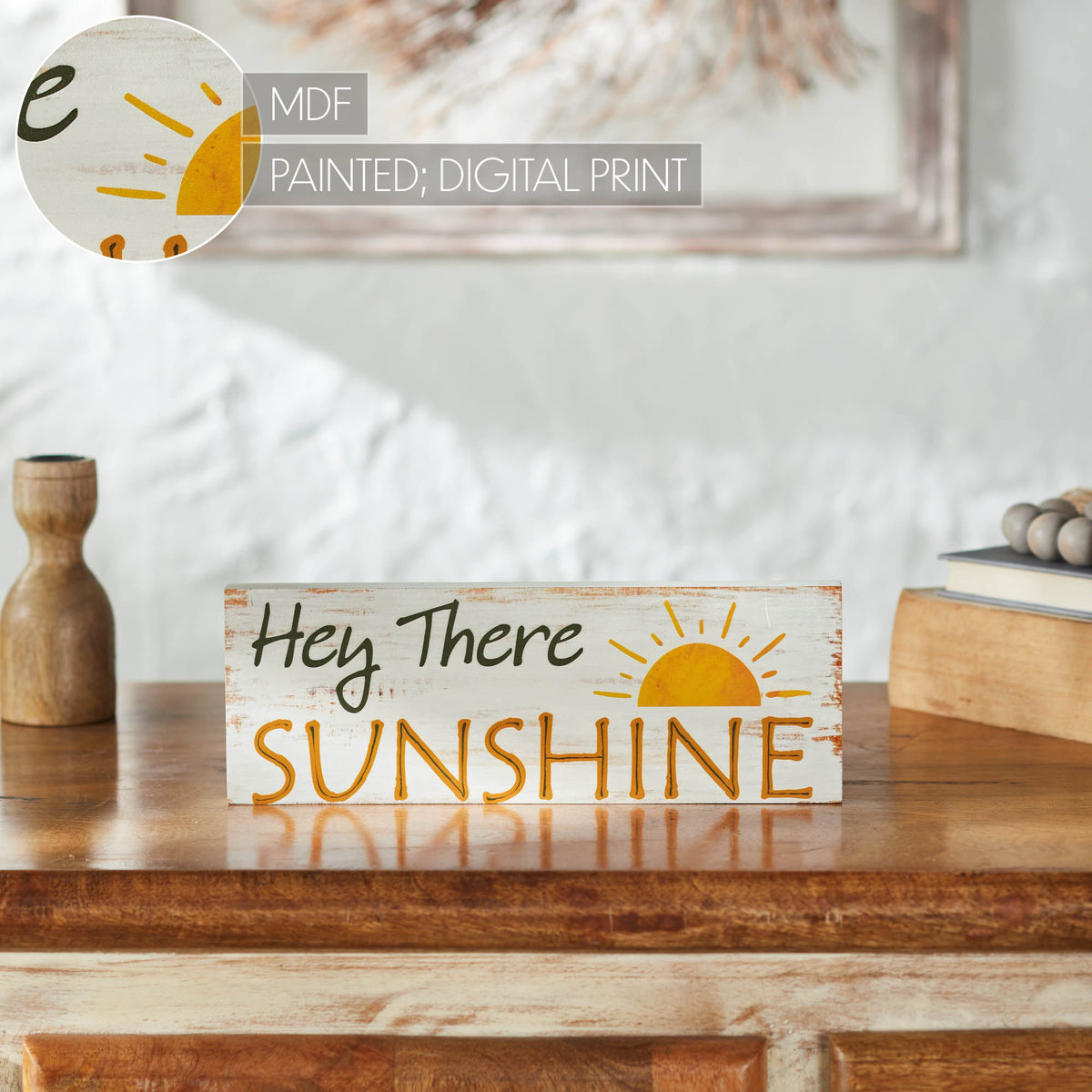 Spring Mdf Sign Spring In Bloom Hey There Sunshine MDF Wall Sign 4x11x0.75 – Beth's ...