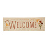 Spring In Bloom Welcome w/ Butterfly & Bee MDF Wall Sign 4x12x1