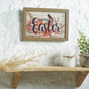 Spring In Bloom Happy Easter Floral w/ Songbird MDF Wall Sign 8x12x0.5