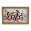 Spring In Bloom Happy Easter Floral w/ Songbird MDF Wall Sign 8x12x0.5