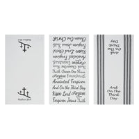 Celebrate Grace Words Of Faith Tea Towel Set of 3 16x28