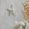 Metal Star Distressed Creme 4x4