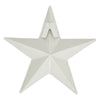 Metal Star Distressed Creme 4x4