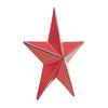 Metal Star Distressed Barn Red 4x4