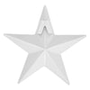 Metal Star Distressed White 4x4