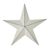 Metal Star Distressed Creme 8x8