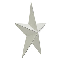 Metal Star Distressed Creme 8x8