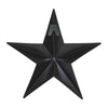 Metal Star Distressed Black 8x8