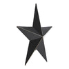 Metal Star Distressed Black 8x8