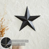 Metal Star Distressed Black 12x12